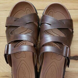 Brown Leather Women's Sandals